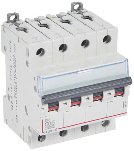 Выключатель автоматический Legrand DX3-E 10000 4п 0.5А C 16кА картинка
